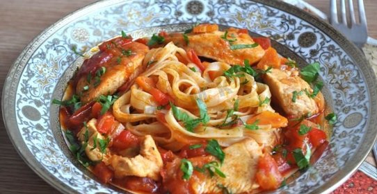 Лагман из курицы