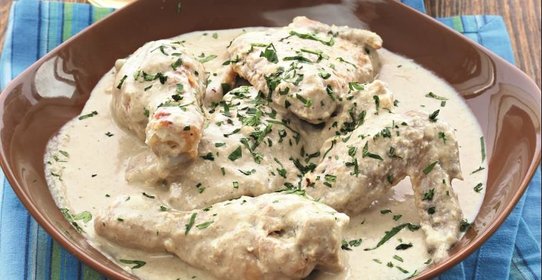 Курица в сливочном соусе