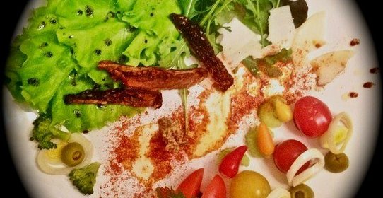 Салат в стиле Пикассо