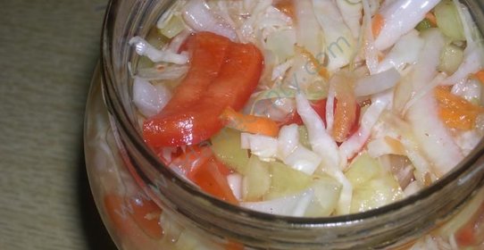 Витаминный салат впрок на зиму