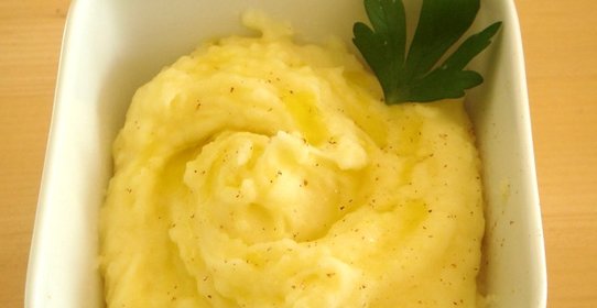 Картофельное пюре (с чесноком)