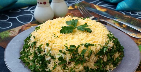 Салат Грибы под шубой