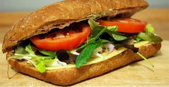 Сэндвич с крабовым мясом