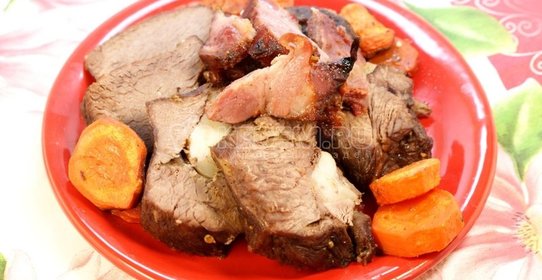 Грибы на пару с зеленым горошком