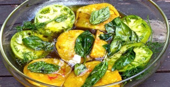 Маринованные зеленые помидоры