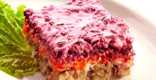 Селедка под шубой Праздничная