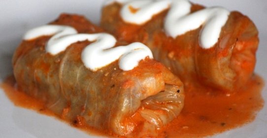 Гречневые голубцы с грибным ассорти