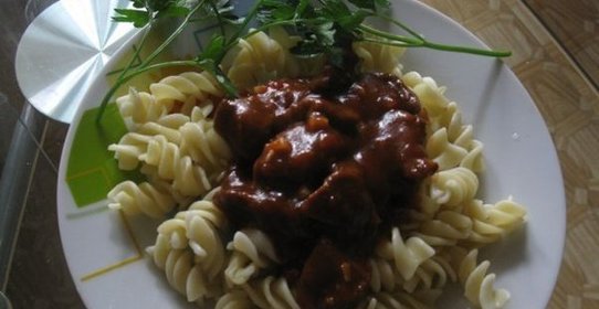 Мясо в кисло-сладком соусе