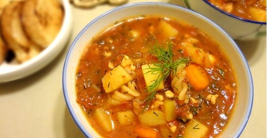 Гуляш из фарша