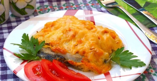 Зубатка запечённая в духовке