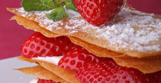 Клубничный мильфей