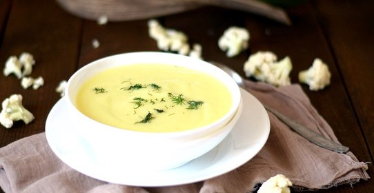 Пюре из цветной капусты и кабачка