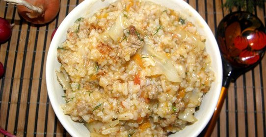 Плов с капустой