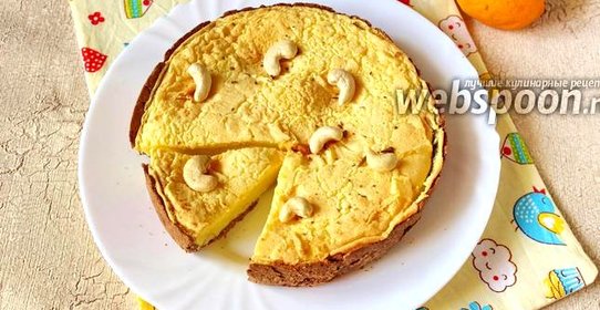 Пирог с белым шоколадом