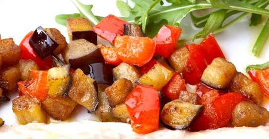 Тунисский баклажанный салат