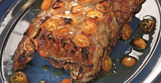 Корейка в имбирной глазури