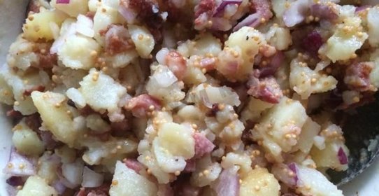 Салат с белой горчицей