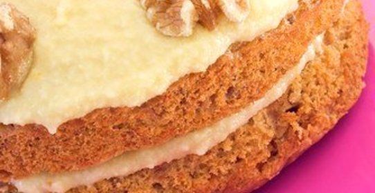 Медово-ореховый торт со сливочным кремом