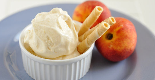 Персиковое мороженое