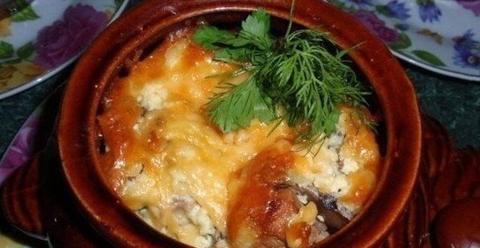 Азу по-татарски в горшочке