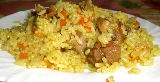 Плов узбекский из баранины