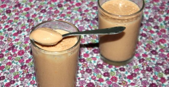 Шоколадно-манный мусс