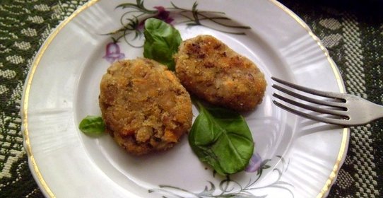 Вегетарианские котлеты из фасоли