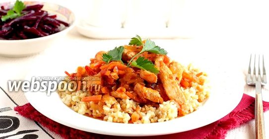 Гуляш из куриного филе