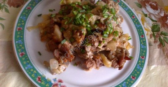 Шашлык в рукаве