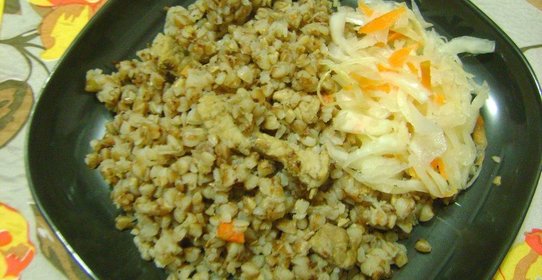 Гречневая каша со свининой