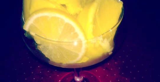 Лимонное мороженое