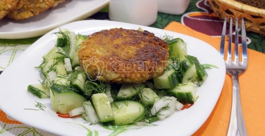 Котлеты из капусты с грибами