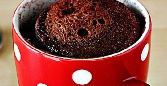 Шоколадный кекс в кружке