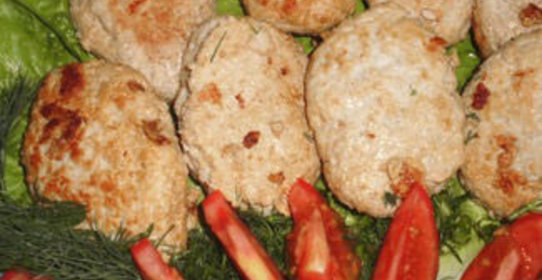 Котлеты с овощами