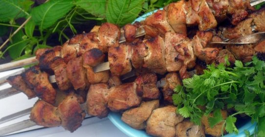 Шашлык из свинины в пивном маринаде