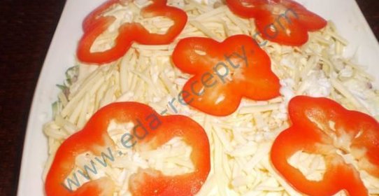 Салат Нежный с курицей