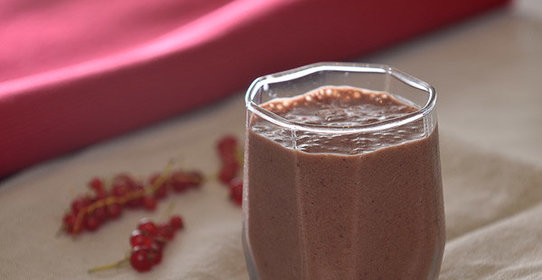 Шоколадно-ягодный милк-шейк