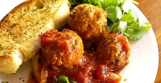 Мясные шарики в духовке