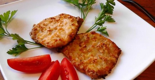 Шницель из свинины в духовке