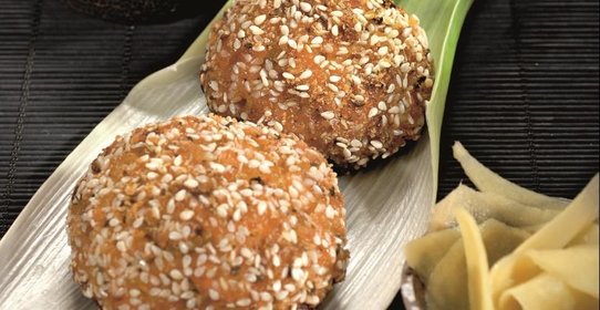 Котлеты из лосося с имбирем