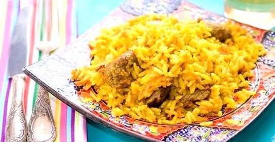 Плов в мультиварке с мясом