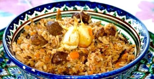 Плов из баранины по-узбекски