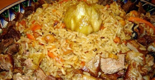 Плов из гуся