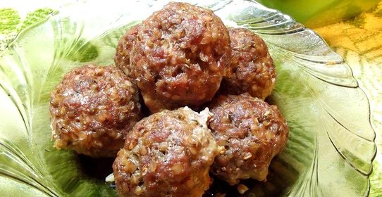 Диетические котлеты с гречкой