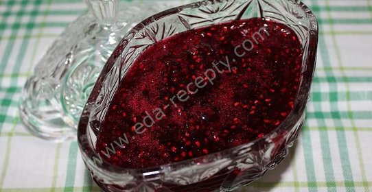 Малиновое варенье пятиминутка из малины