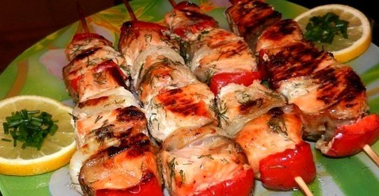 Шашлык из кеты