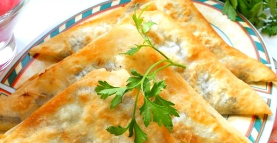 Треугольники из лаваша