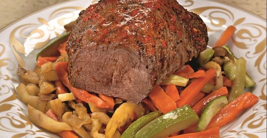 Говядина со сладким соусом чили