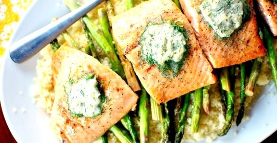 Лосось на гриле