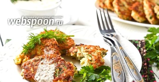 Котлеты из цветной капусты с курицей